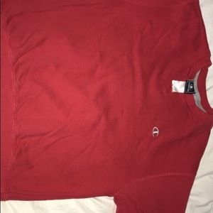 Red champion crew neck